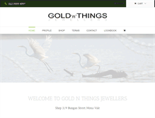 Tablet Screenshot of goldnthings.com.au